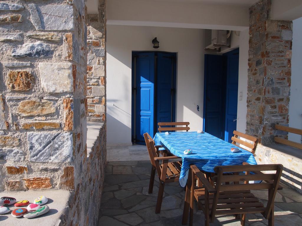 Villa Dolphin Azolimnos Buitenkant foto